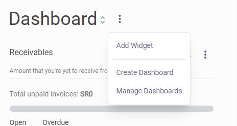 Create and Manage Dashboards