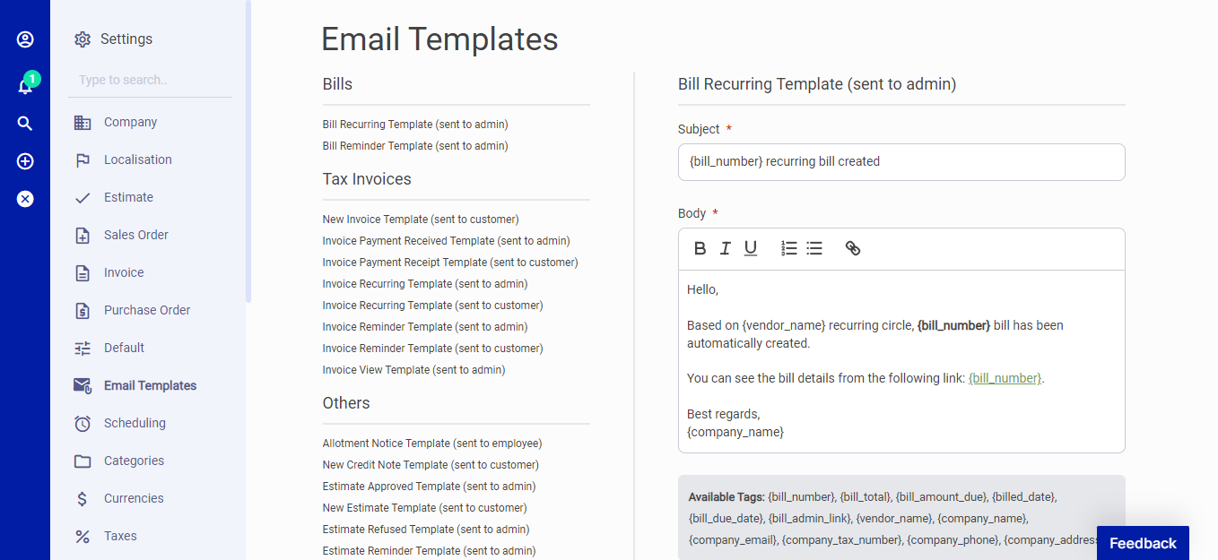 Email Templates