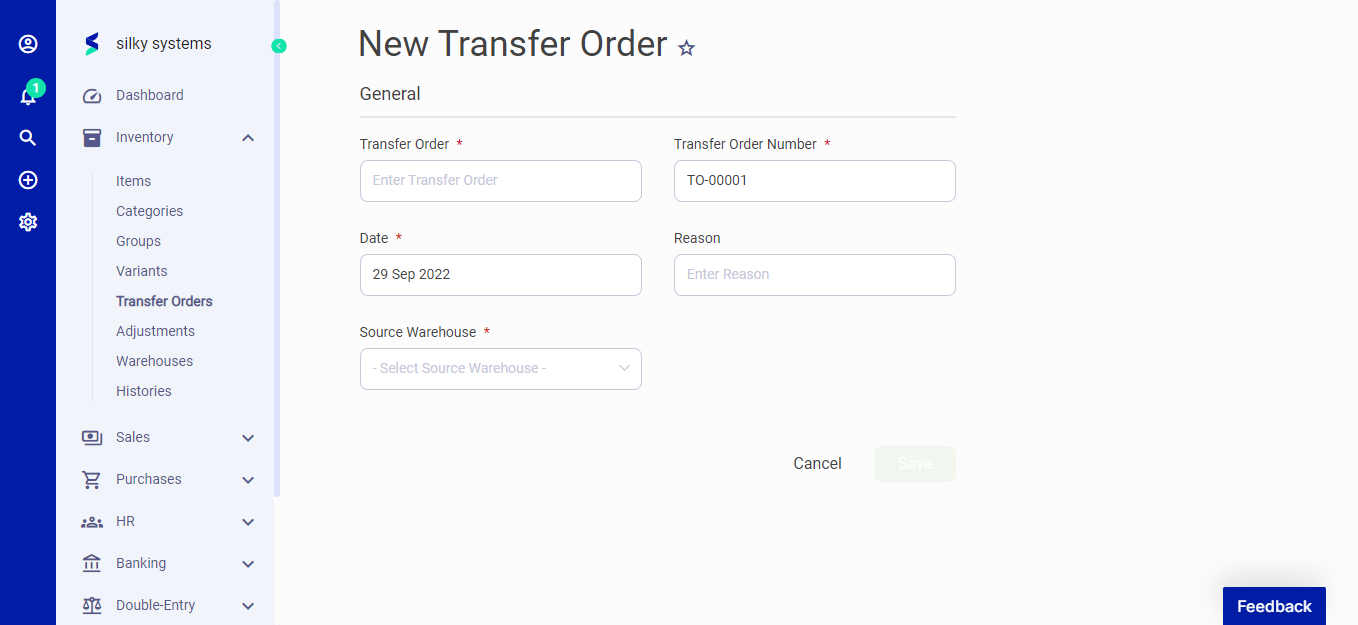Transfer Orders